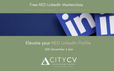 Masterclass – Elevate your NED LinkedIn Profile – 16th December 2024